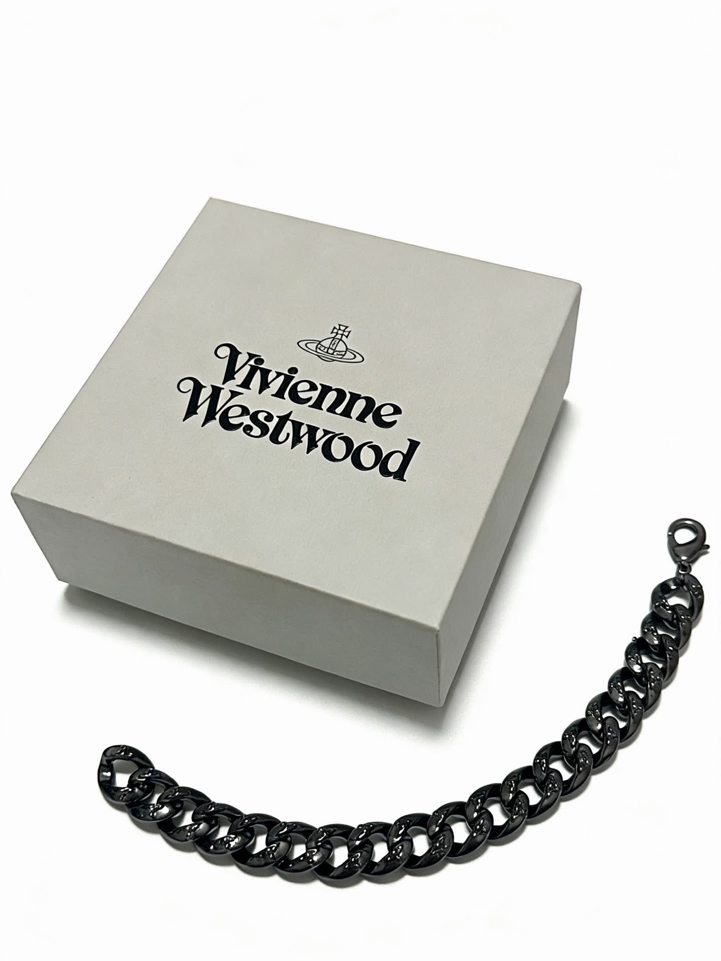 Vivienne Westwood Black Chain Bracelet